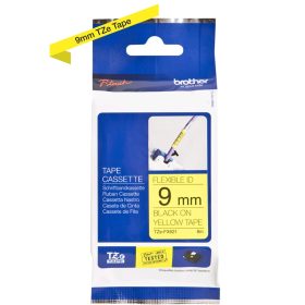 PTOUCH Flexitape lamin. schwarz/gelb TZe-FX621 zu PT-550 9 mm