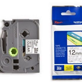 PTOUCH Band, lam. schwarz/klar-matt TZe-M31 PT-300 12 mm