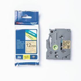 PTOUCH Band, laminiert schwarz/gold TZe-MPGG31 PT-DV600VP 12 mm