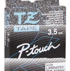 PTOUCH Band,nicht lam. schwarz/weiss TZe-N201 PT-1280 3.5 mm