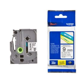 PTOUCH Band,nicht lam. schwarz/weiss TZe-N221 PT-300 9 mm