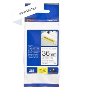 PTOUCH Band, strong/adh.schwarz/weiss TZe-S261 PT-300 36 mm
