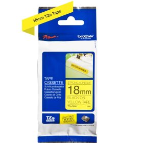 PTOUCH Band, strong/adh. schwarz/gelb TZe-S641 PT-300 18 mm