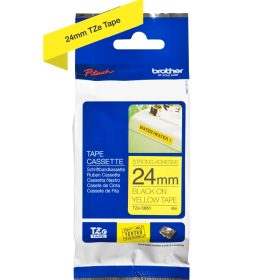 PTOUCH Band, strong/adh. schwarz/gelb TZe-S651 PT-300 24 mm