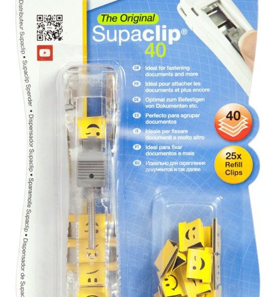 RAPESCO Clip Dispenser Emoji 1370 gelb