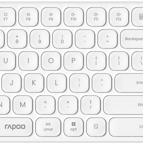 RAPOO E9810 ultraslim Keyboard 12645 Wireless, White