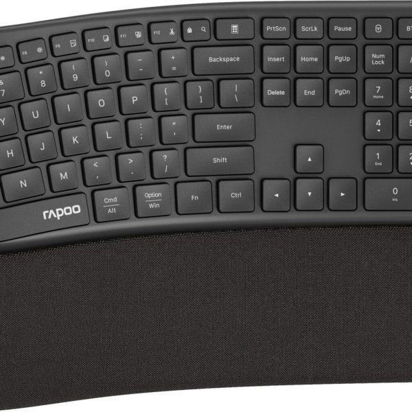 RAPOO 8810M Ergonomic Deskset 13115 Wireless, Grey