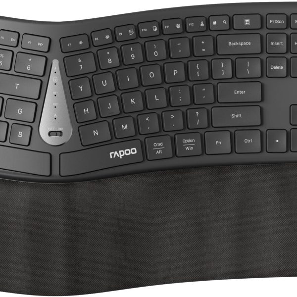 RAPOO E8810M Ergonomic Keyboard 13125 Wireless, Grey