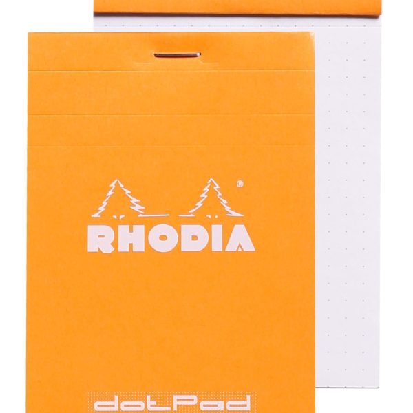 RHODIA Dot Pad orange 85x120mm 12558C Raster 80 Blatt