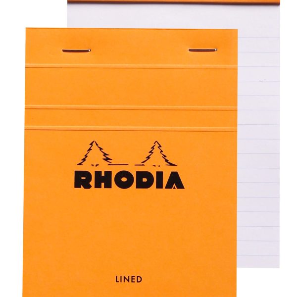 RHODIA Notizblock orange A6 13600C liniert 80 Blatt