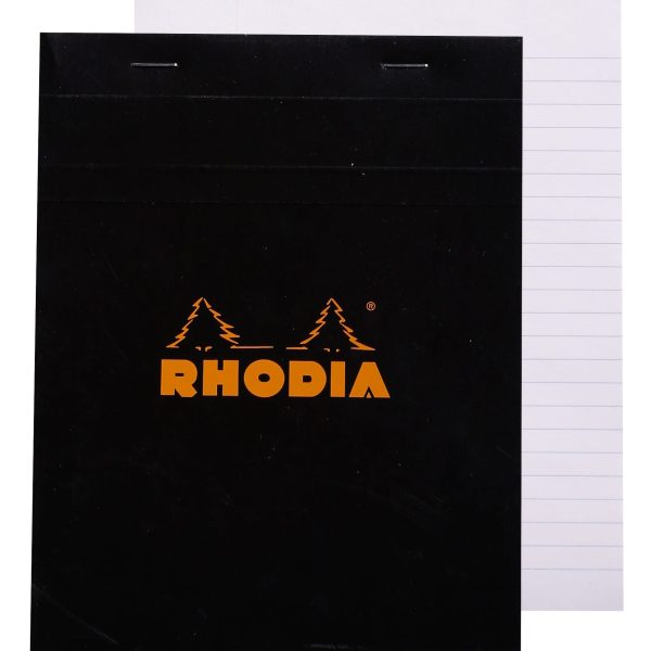 RHODIA Notizblock A5 166009C liniert schwarz