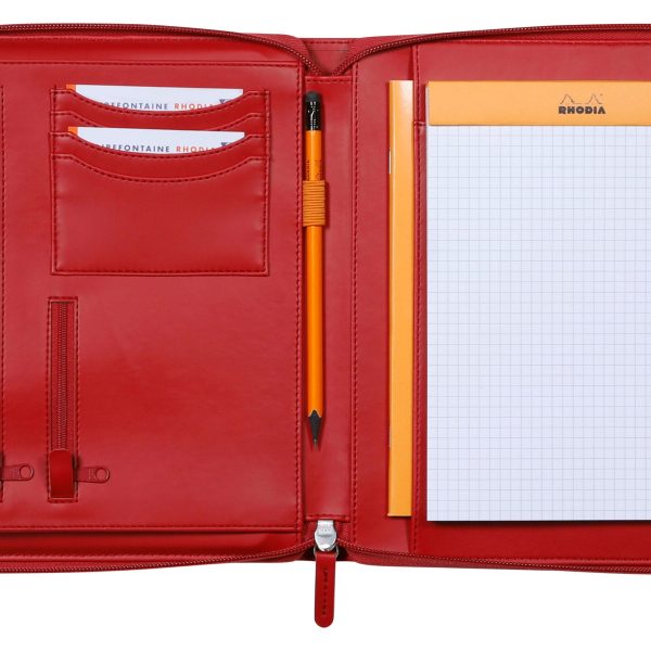 RHODIA Konferenzmappe A5 168106C rot