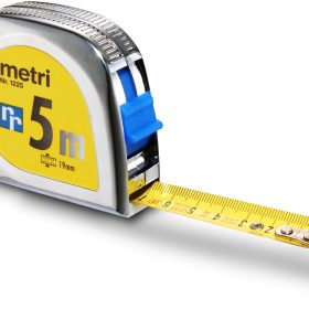 RIEFFEL SWITZERLAND Rollmeter 5m 1225 SB chrom