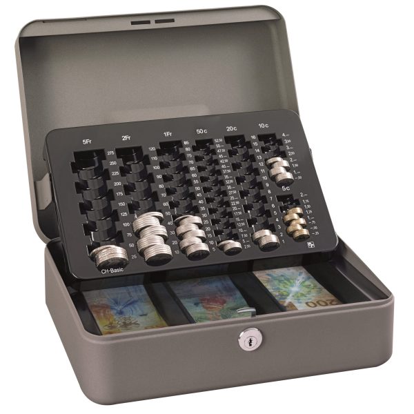 RIEFFEL SWITZERLAND Geldkassetten Moneta Basic MONETA-BASIC-CH 30x24,2x10,6cm CHF