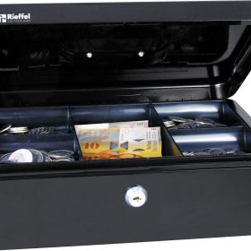 RIEFFEL SWITZERLAND Geldkassette Valorit VT-GK 4 SCHWARZ 10x30x21,7cm schwarz