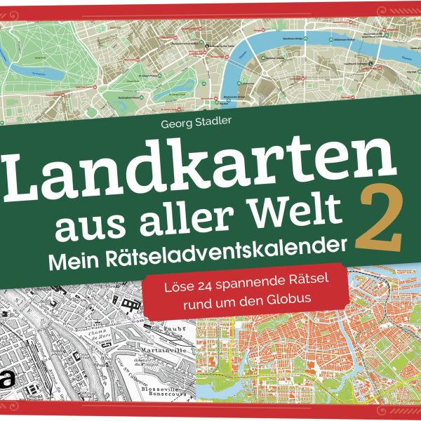 RIVA Adventskalender 132109 Landkarten aus aller Welt 2