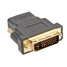 ROLINE DVI-D (24+1) - HDMI Adapter 12.03.3116 Black, ST/BU, 1080p