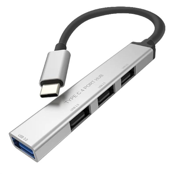 ROLINE USB-C 3.2 Gen1 Hub, 4fach 14.02.5053 1x USB 3.0, 3x USB 2.0