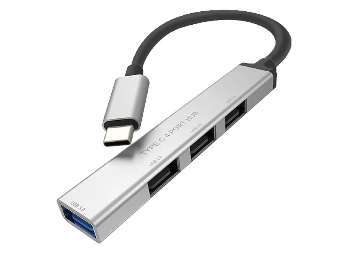 ROLINE-14.02.5053-7630049626393 ROLINE USB-C 3.2 Gen1 Hub, 4fach 14.02.5053 1x USB 3.0, 3x USB 2.0 – Hochwertig & günstig bei ShopDeca