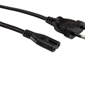 ROLINE Netzkabel Black 19.07.2096 Euro-Flach auf C7 Buchse 1.8m