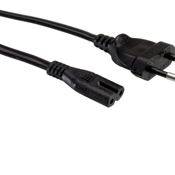 ROLINE Netzkabel Black 19.07.2096 Euro-Flach auf C7 Buchse 1.8m