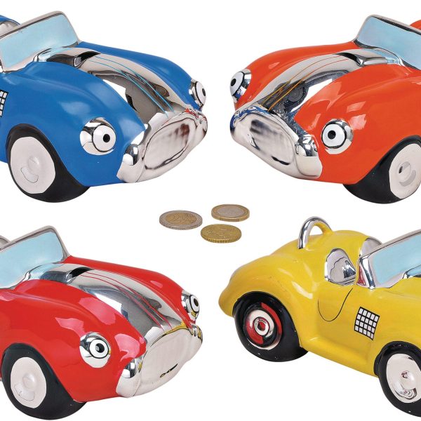 ROOST Sparkasse Auto 10011508 Keramik, ass. 20x12x9cm