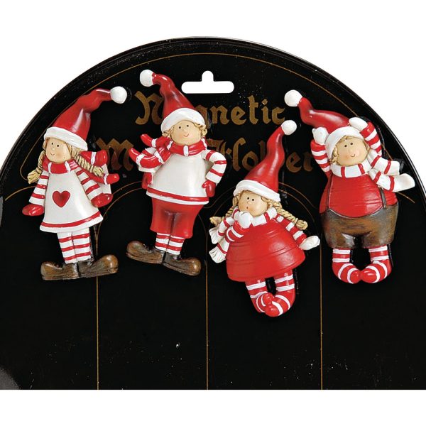 ROOST Magnete Winterkind 10cm 10013471 assortiert