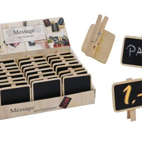 ROOST Memotafel Clip 10014078 Holz 7x5cm