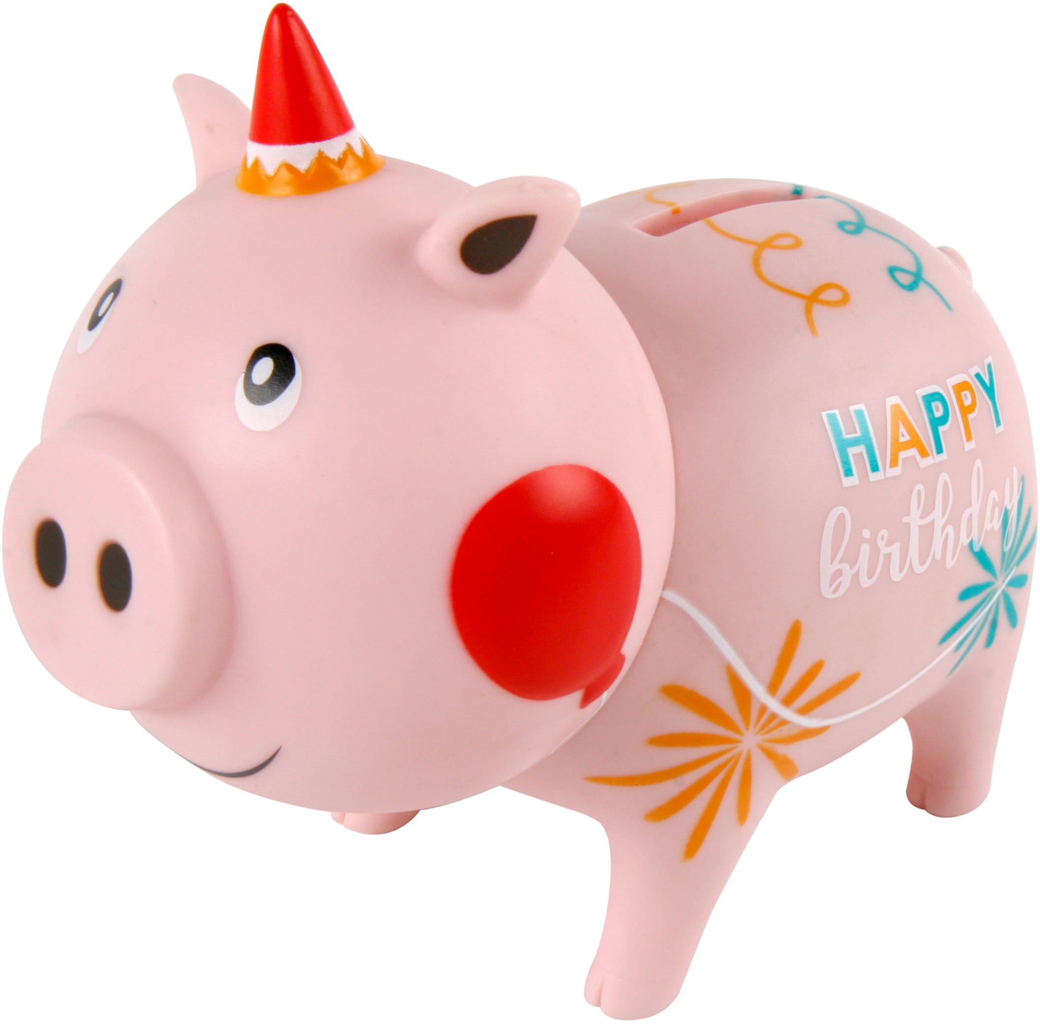 ROOST-100199-4012899004508 ROOST Sparschwein Happy Birthday 100199 Vinyl – Bild 1