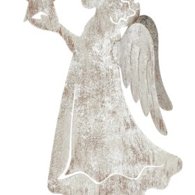 ROOST Aufsteller Engel 10034449 Holz,Metall, silber 15x28x6cm