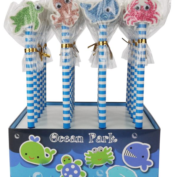 ROOST Bleistift mit Radiergrummi 103780 Meerestiere 4 ass.