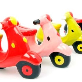 ROOST Sparkasse Vespa 123856 4 Farben 18x9x12cm