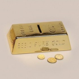 ROOST Sparkasse Goldbarren 24721 gold 16x9x5cm