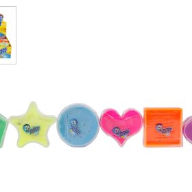 ROOST Knete Jumping mit Augen 620451 div. Farben Neon ass.