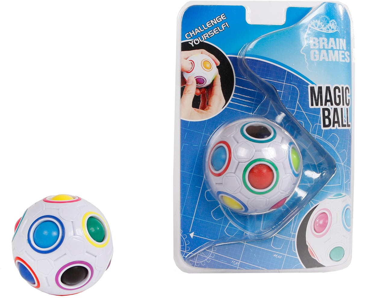 ROOST-620680-8713219353233 ROOST Magic Ball Game 620680 6.5cm – Hochwertig & günstig bei ShopDeca