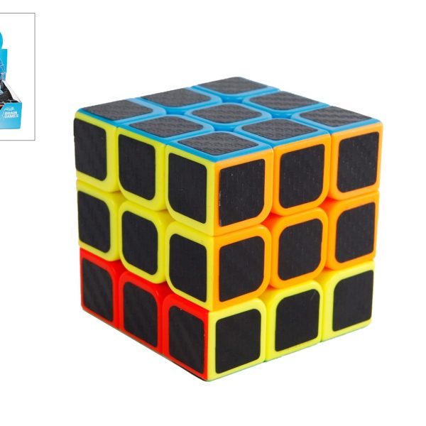 ROOST Brain Games Magic Cube 621181 schwarz, 3x3 6cm