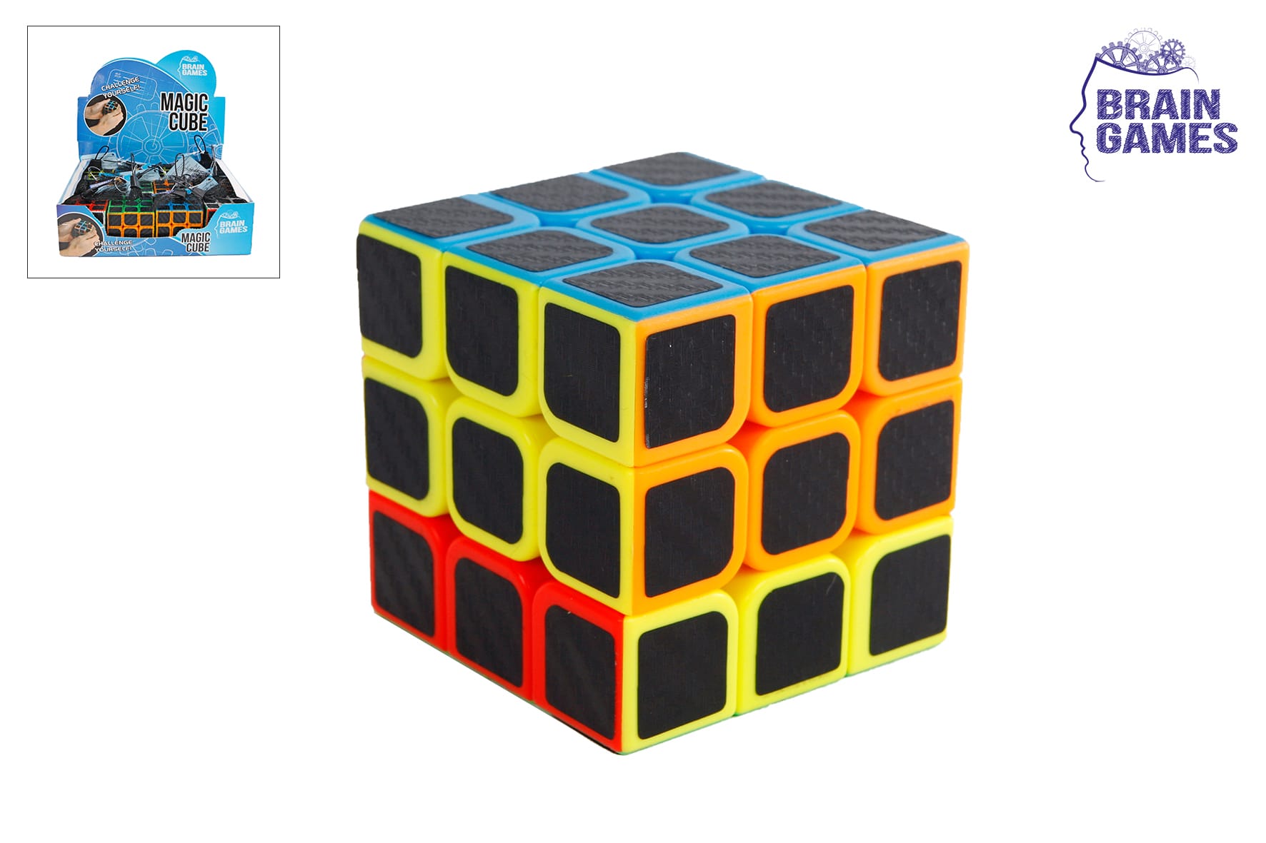 ROOST-621181-8713219446485 ROOST Brain Games Magic Cube 621181 schwarz, 3x3 6cm – Hochwertig & günstig bei ShopDeca