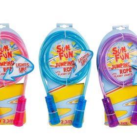 ROOST Sun Fun Springseil 720262 ass. , mit LED 2.3m