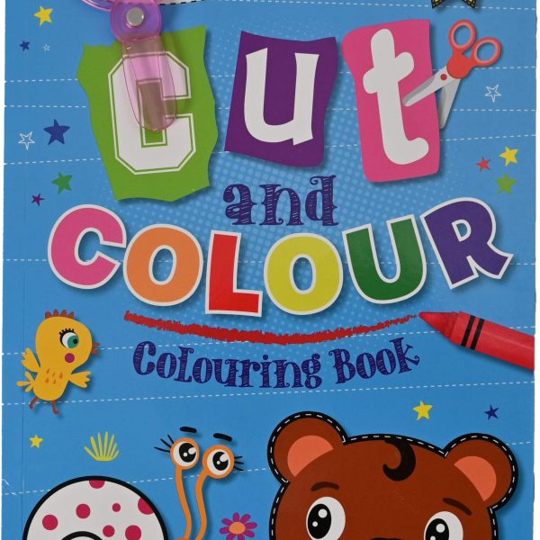 ROOST Malbuch Cut & Colour B1050 inkl. Plastikschere 21x29,7cm