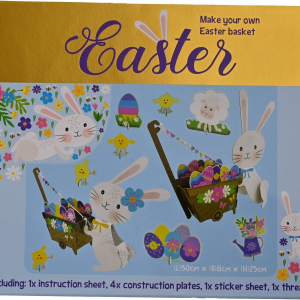 ROOST Ostern Bastelset 26x29.5x0.5cm FC108 Make your own Easter Basket
