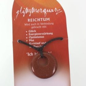 ROOST Halsband Reichtum G217 Glimmerquarz