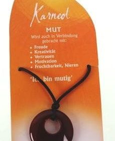 ROOST Halsband Mut G218 Karneol