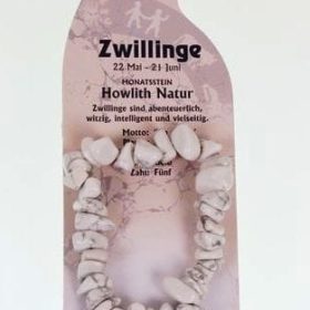 ROOST Armband Zwilling G239 Howlith natur