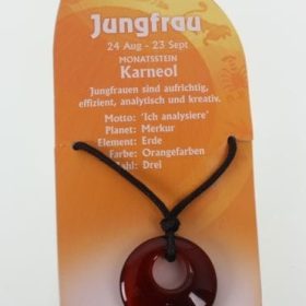 ROOST Halsband Jungfrau G254 Karneol