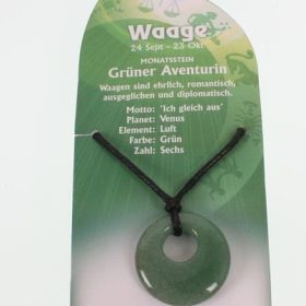 ROOST Halsband Waage G255 Gr. Aventurin
