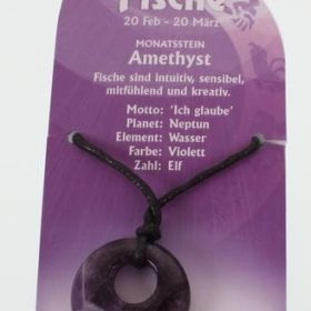 ROOST Halsband Fisch G260 Amethyst