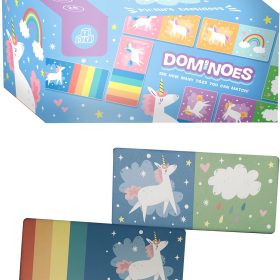 ROOST Kinder Domino-Set GAME02 magisches Einhorn