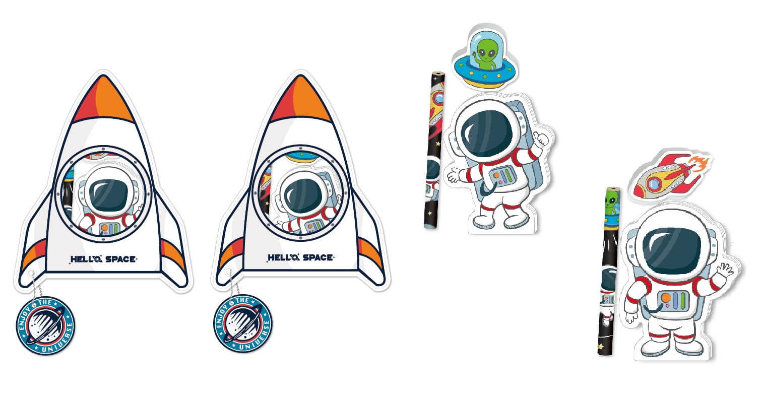 ROOST-HAST-001-7613058035639 ROOST Schreibset ass. HAST-001 Space – Hochwertig & günstig bei ShopDeca