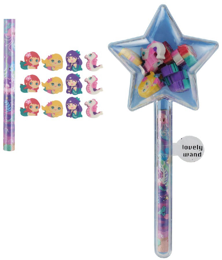 ROOST-HSST-067-7613058036674 ROOST Bleistift m. Radiergummi HSST-067 Meerjungfrau – Hochwertig & günstig bei ShopDeca