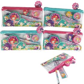 ROOST Schreibset 4 ass. MDST-002 Meerjungfrau 190x90mm